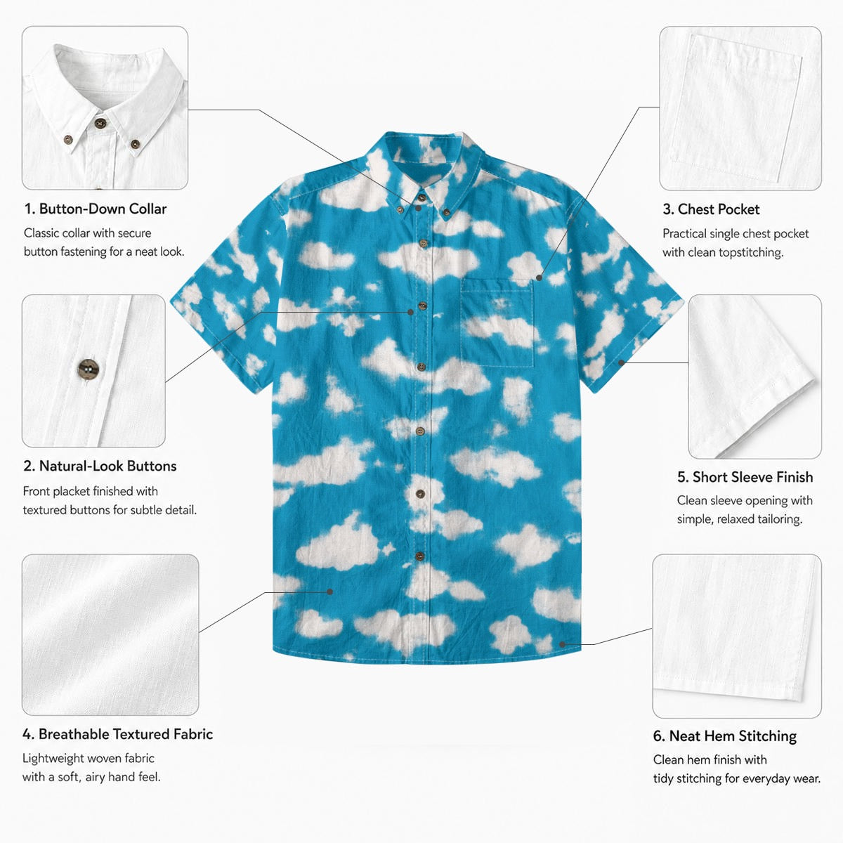 Earl's Cloud Button up