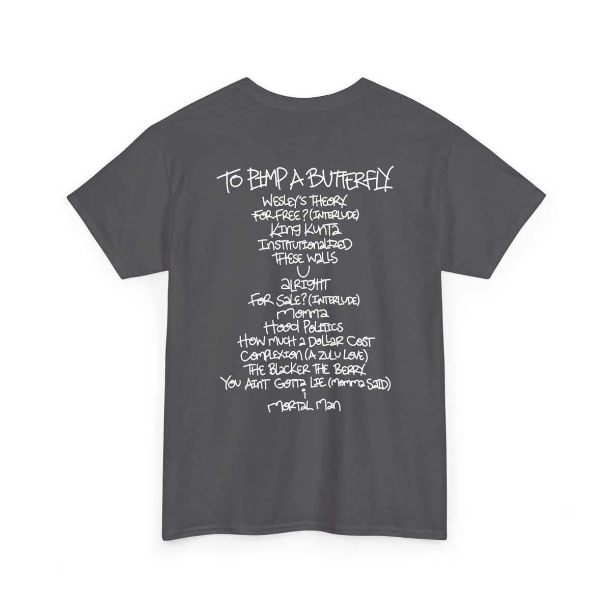 To Pimp a Butterfly Tracklist Tee