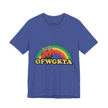 Unisex OFWGKTA Rainbow Cat Tee