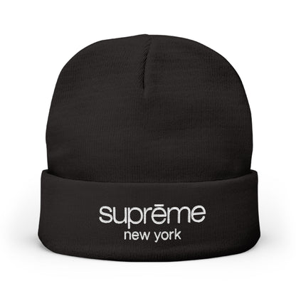 Box Logo New York Beanie
