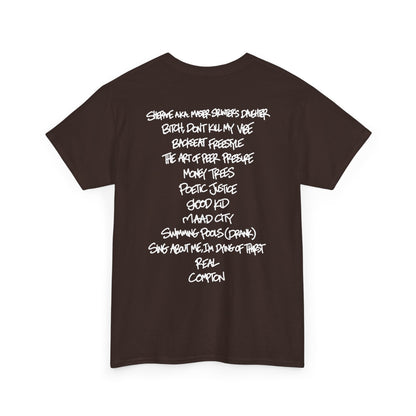 good kid, m.A.A.d city Tracklist Tee