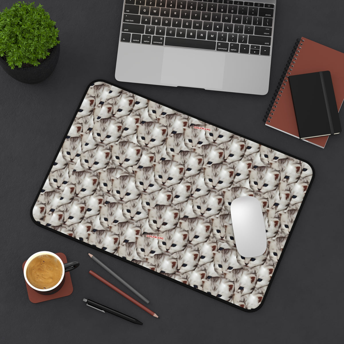 TRASH WANG Desk Mat