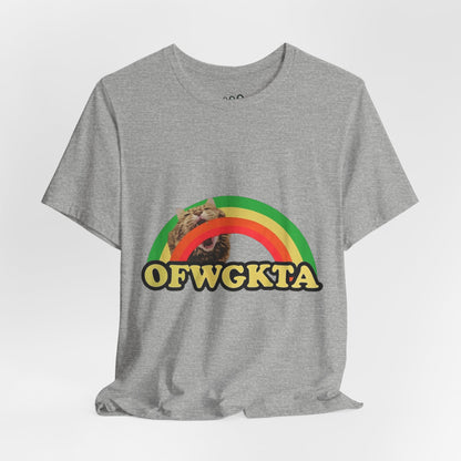 Unisex OFWGKTA Rainbow Cat Tee