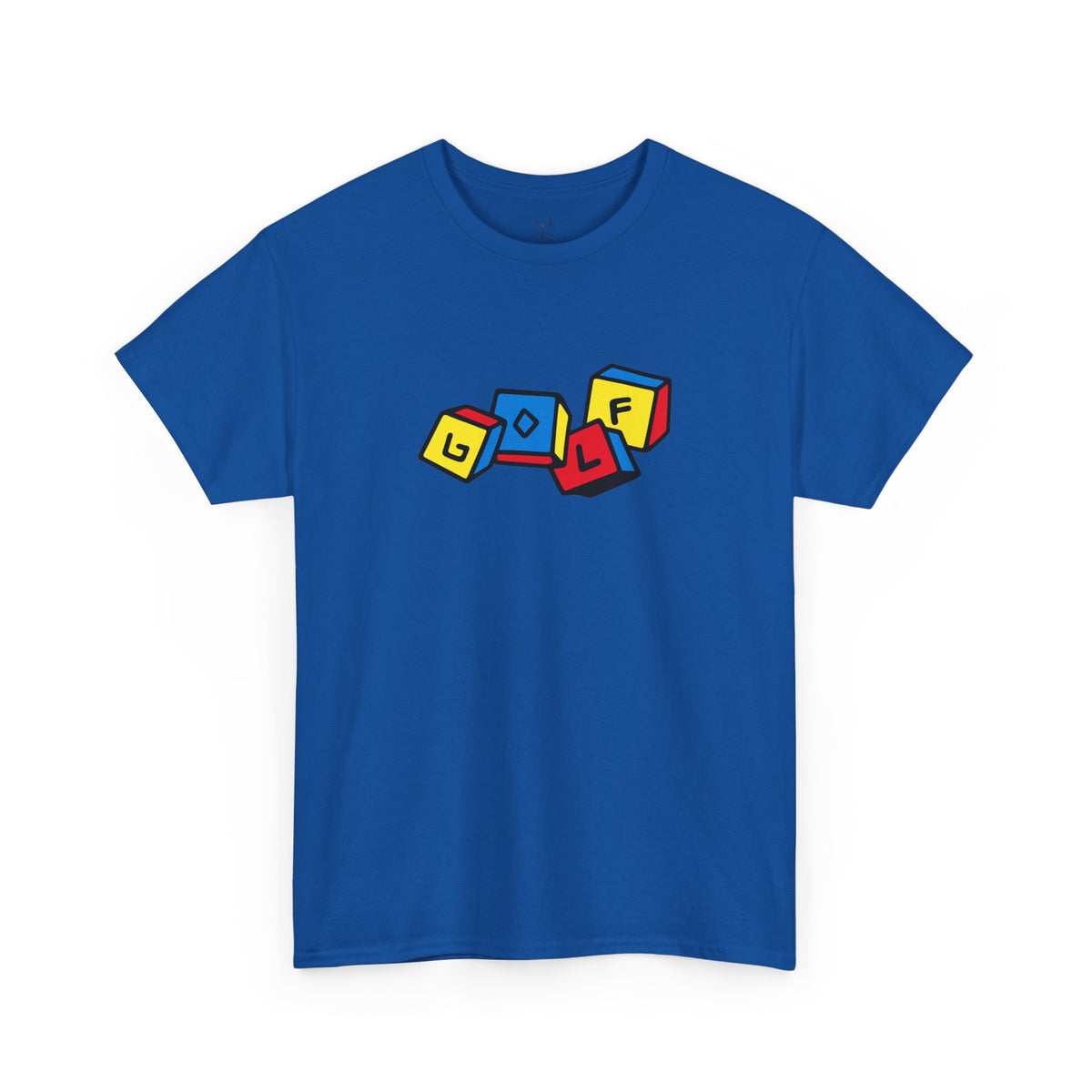 Golf Blocks Heavy Cotton Tee