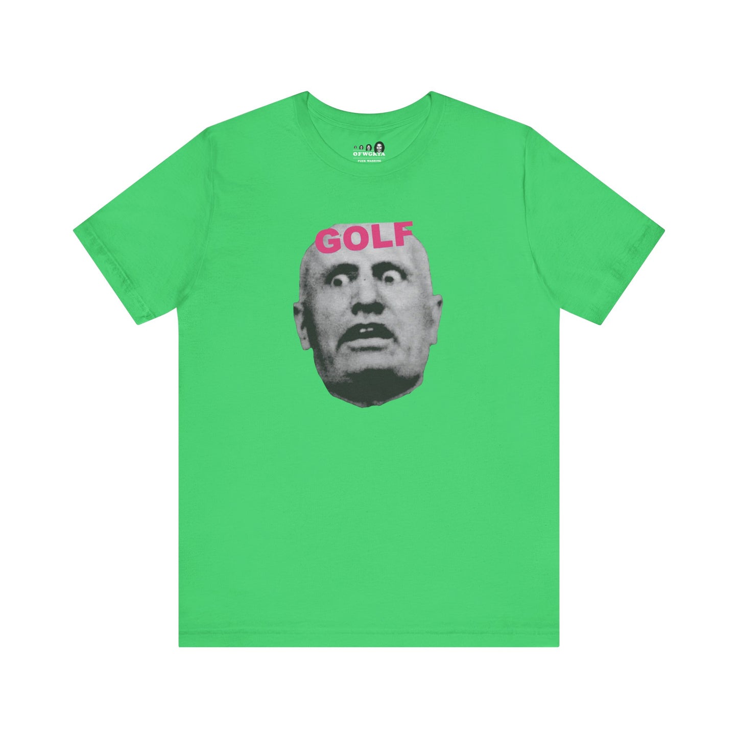 WHITE MUSSOLINI TEE