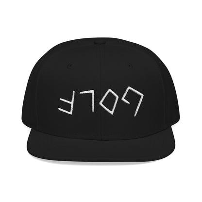Upside down GOLF BOX Snapback