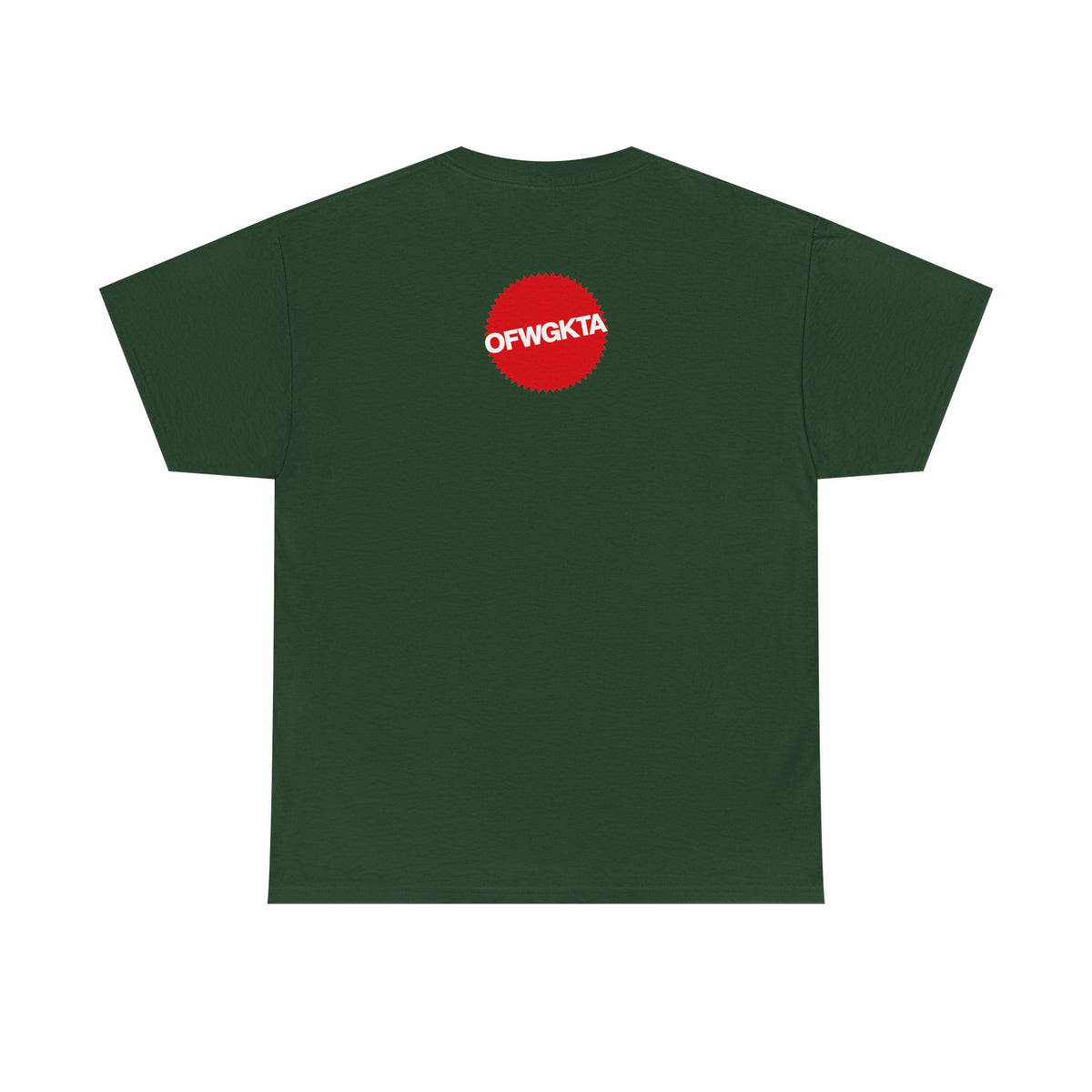 Jacked Green Cat Figure Heavy Cotton Tee