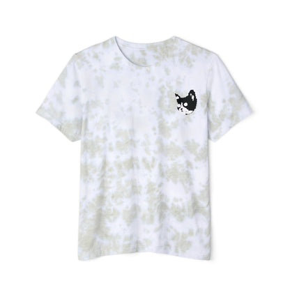 Unisex Cat Tie-Dyed Tee