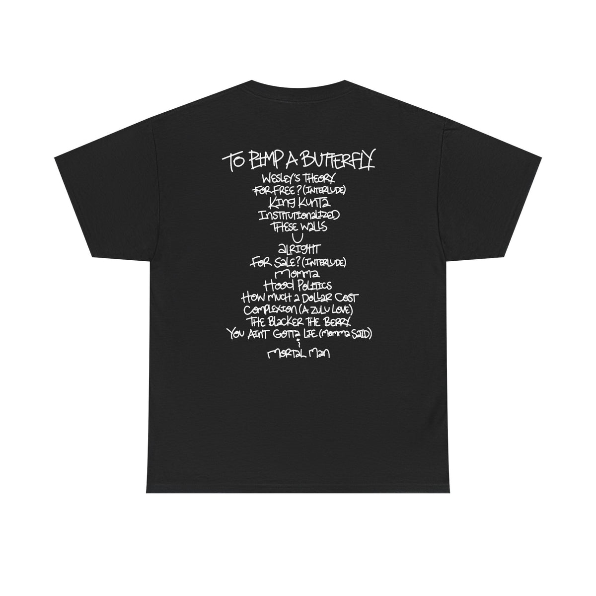 To Pimp a Butterfly Tracklist Tee