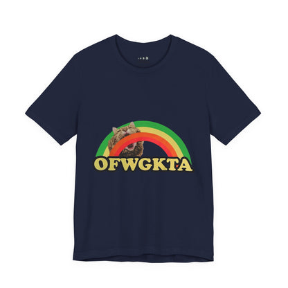 Unisex OFWGKTA Rainbow Cat Tee