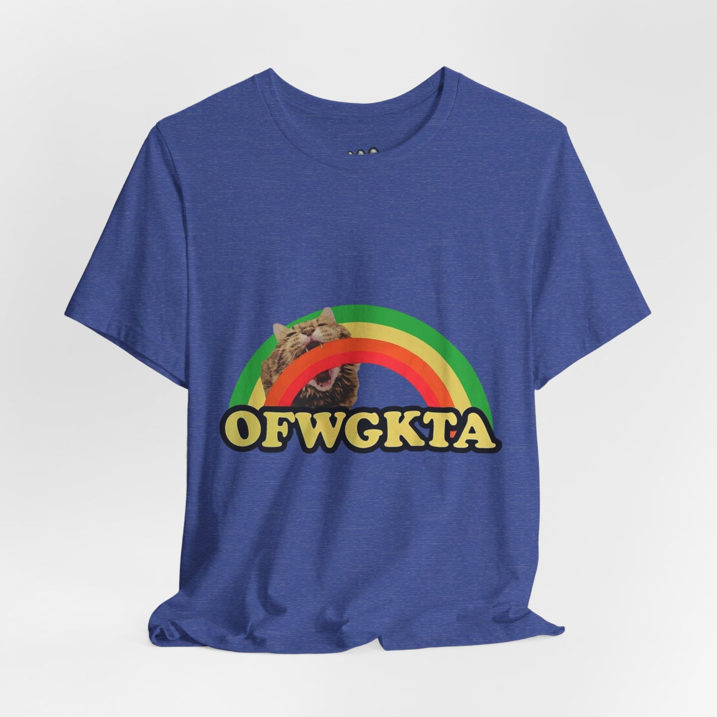 Unisex OFWGKTA Rainbow Cat Tee