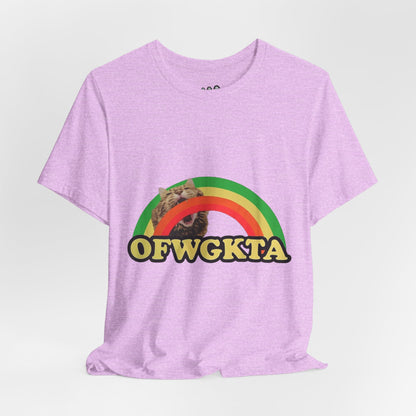 Unisex OFWGKTA Rainbow Cat Tee