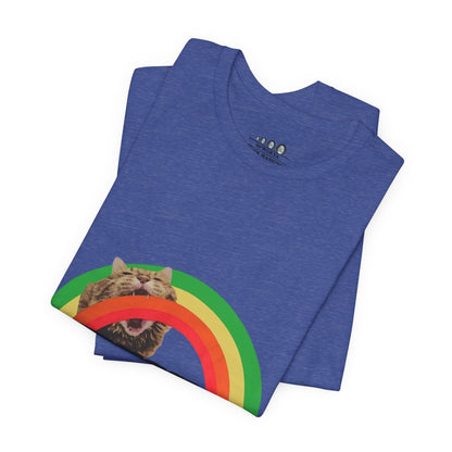 Unisex OFWGKTA Rainbow Cat Tee