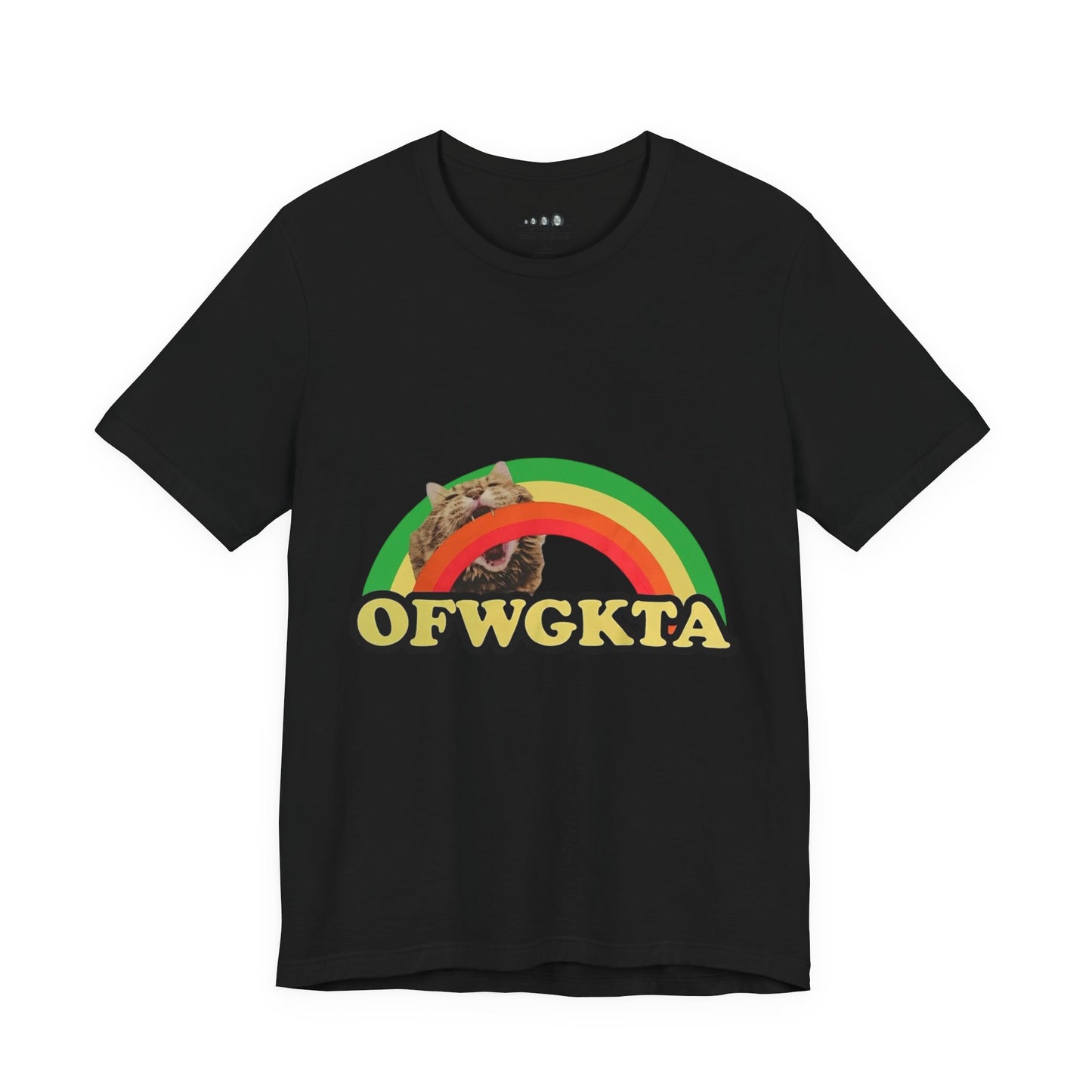 Unisex OFWGKTA Rainbow Cat Tee