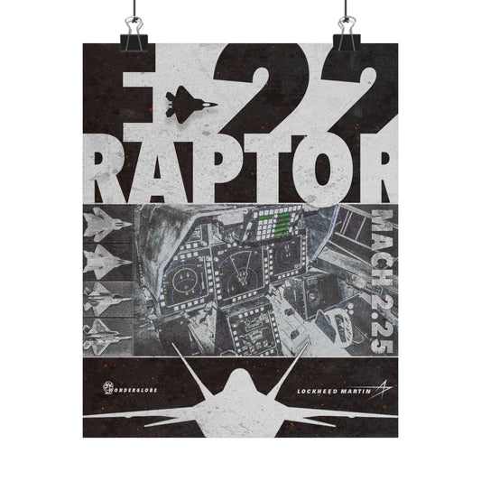 F-22 Raptor Poster