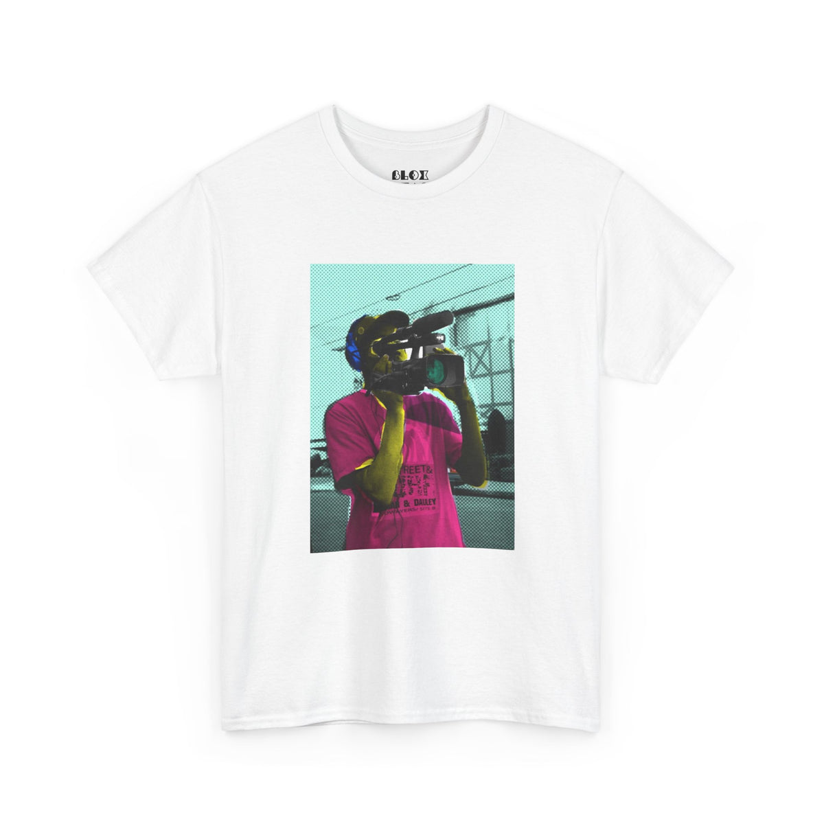 Bloxhead Camera Photo Heavy Cotton Tee