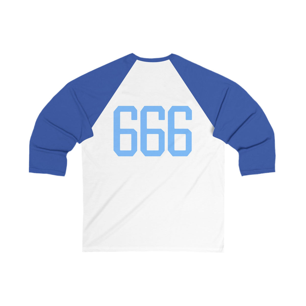 Adult Size Unisex Odd Future 666 Blue Raglan