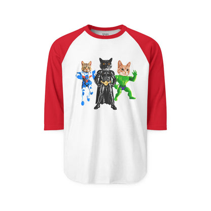 The Super-Kitties Figures Raglan Shirt