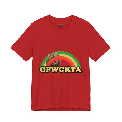 Unisex OFWGKTA Rainbow Cat Tee