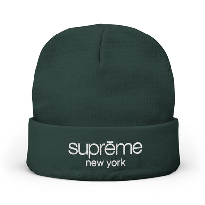 Box Logo New York Beanie