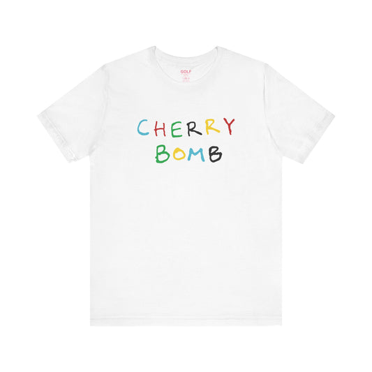 Cherry Bomb Text Tee
