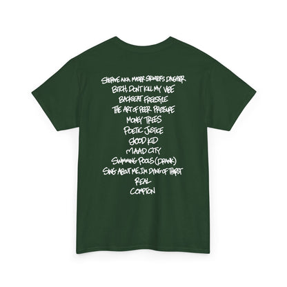 good kid, m.A.A.d city Tracklist Tee