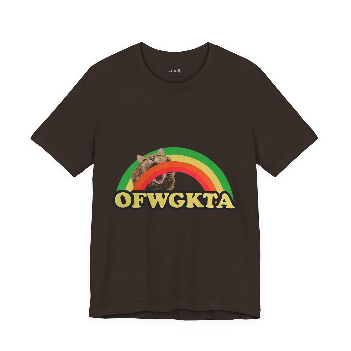 Unisex OFWGKTA Rainbow Cat Tee