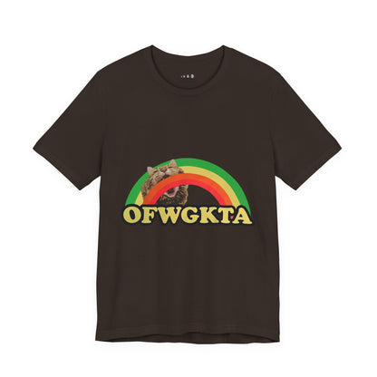 Unisex OFWGKTA Rainbow Cat Tee