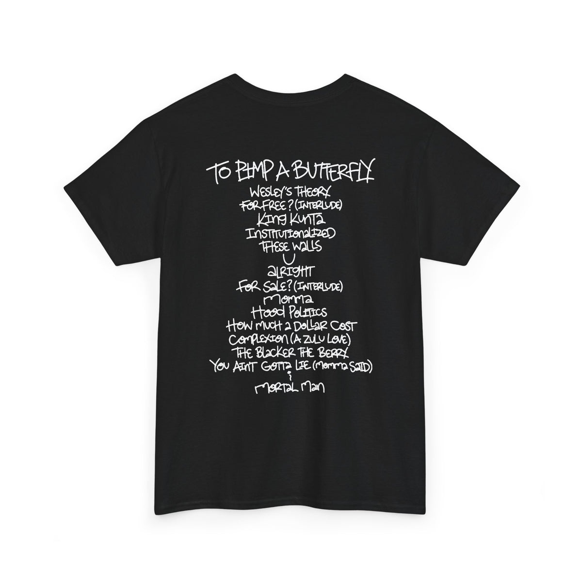 To Pimp a Butterfly Tracklist Tee