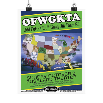 OFWGKTA US Tour Poster