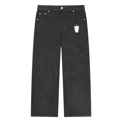 Adult Swim Unisex Vintage Wash Straight Leg Jeans