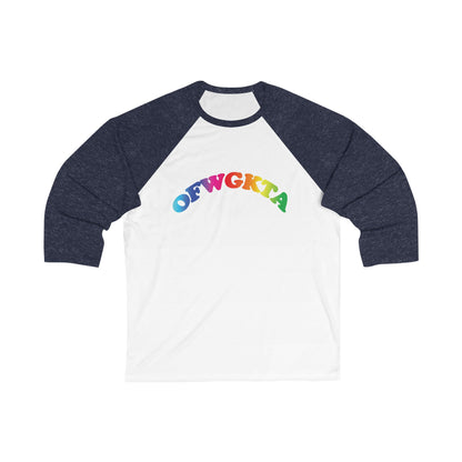 Adult Size Unisex Odd future Rainbow Cat Raglan Tee