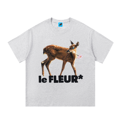 Le Fleur Deer Cotton Tee