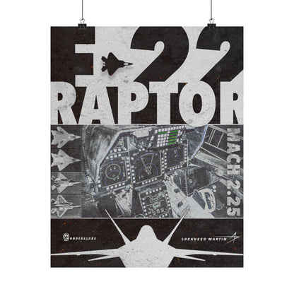 F-22 Raptor Poster