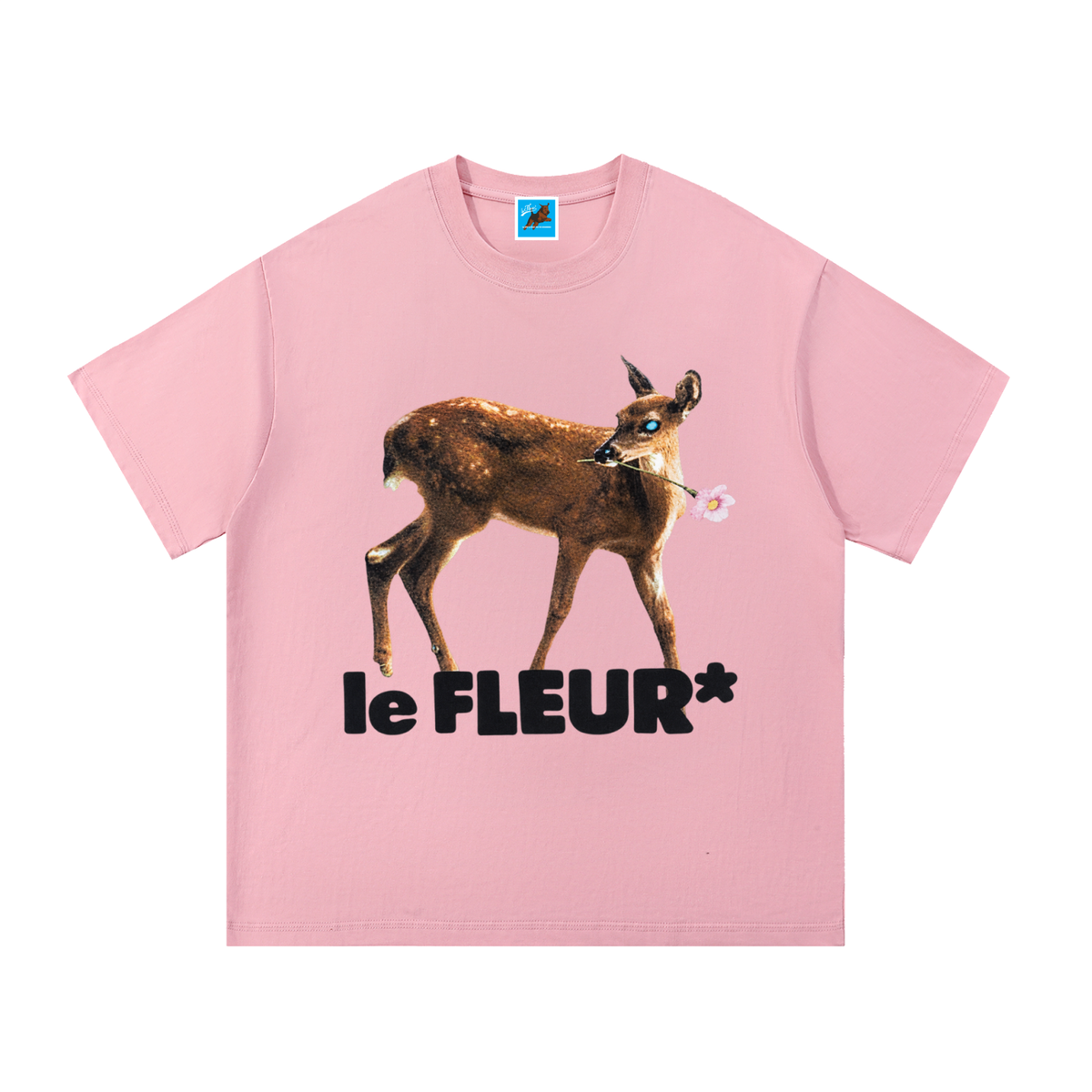 Le Fleur Deer Cotton Tee