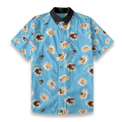 Bees Button Up