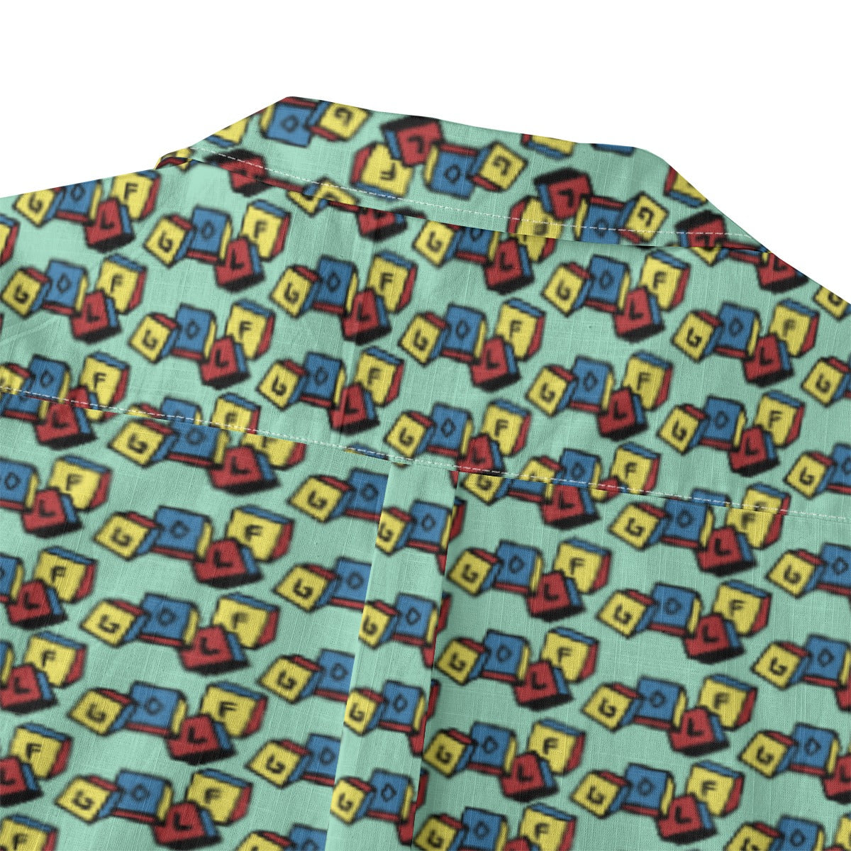 Golf Blocks Button Up
