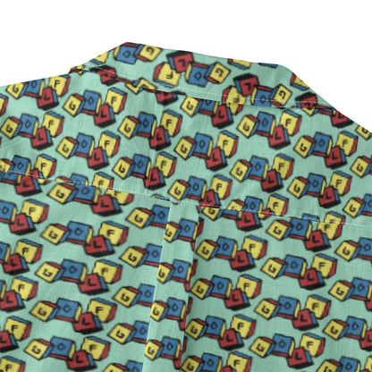 Golf Blocks Button Up