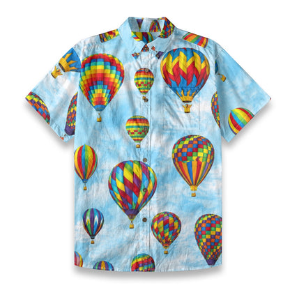 Hot Air Balloon Button Up