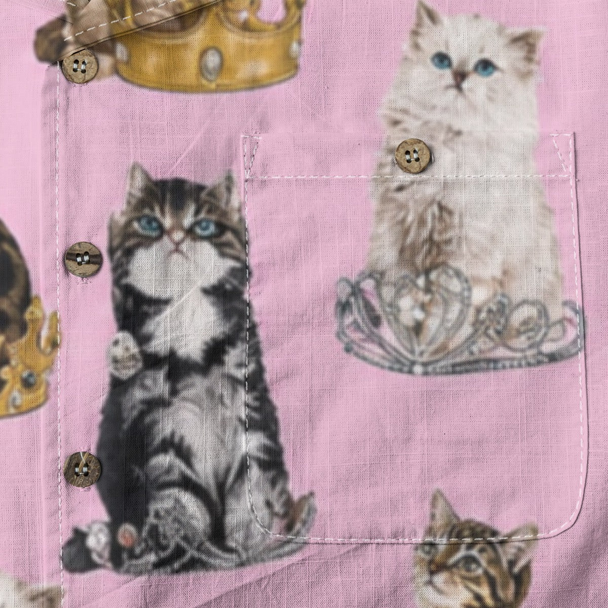 Kitty Button Up