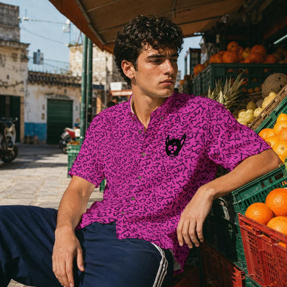 Yonkers Button Up (With Cat)