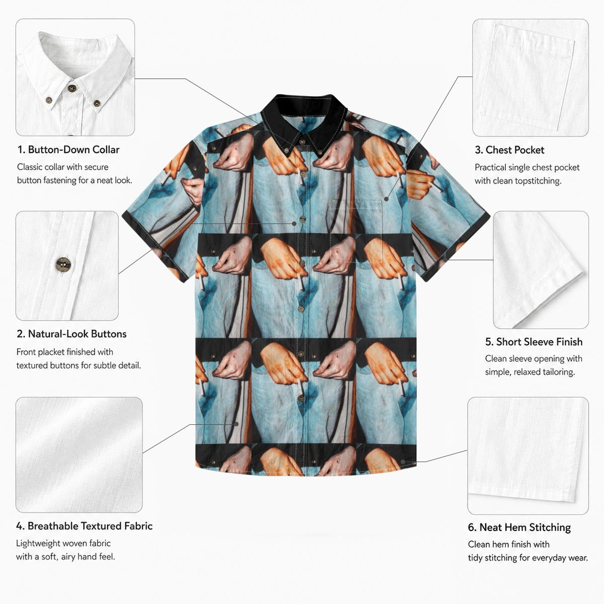 Cherry Bomb Button Up