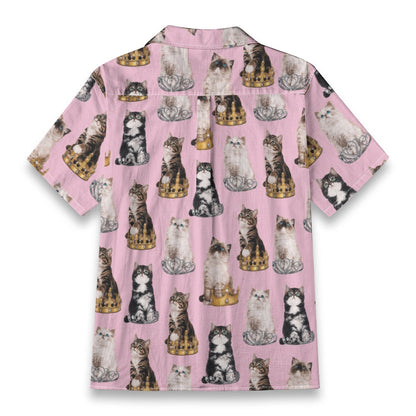 All-Over Print Men's Casual Hawaiian Short Sleeve Shirt | 140GSM Slub Cotton