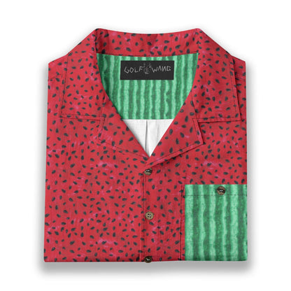 Inverted Watermelon Button up