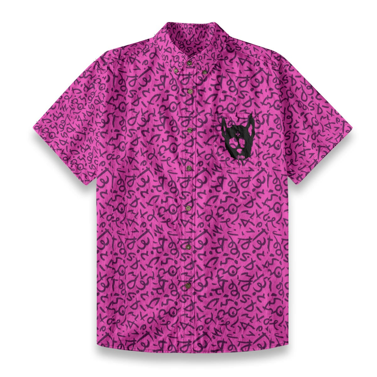 Yonkers Button Up (With Cat)