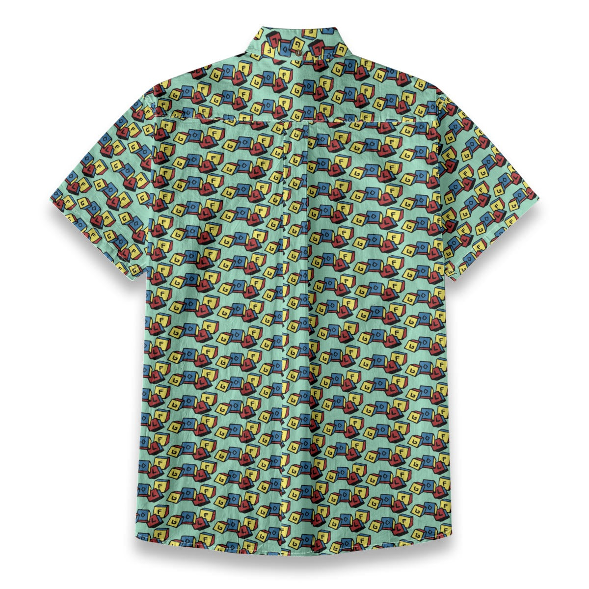 Golf Blocks Button Up