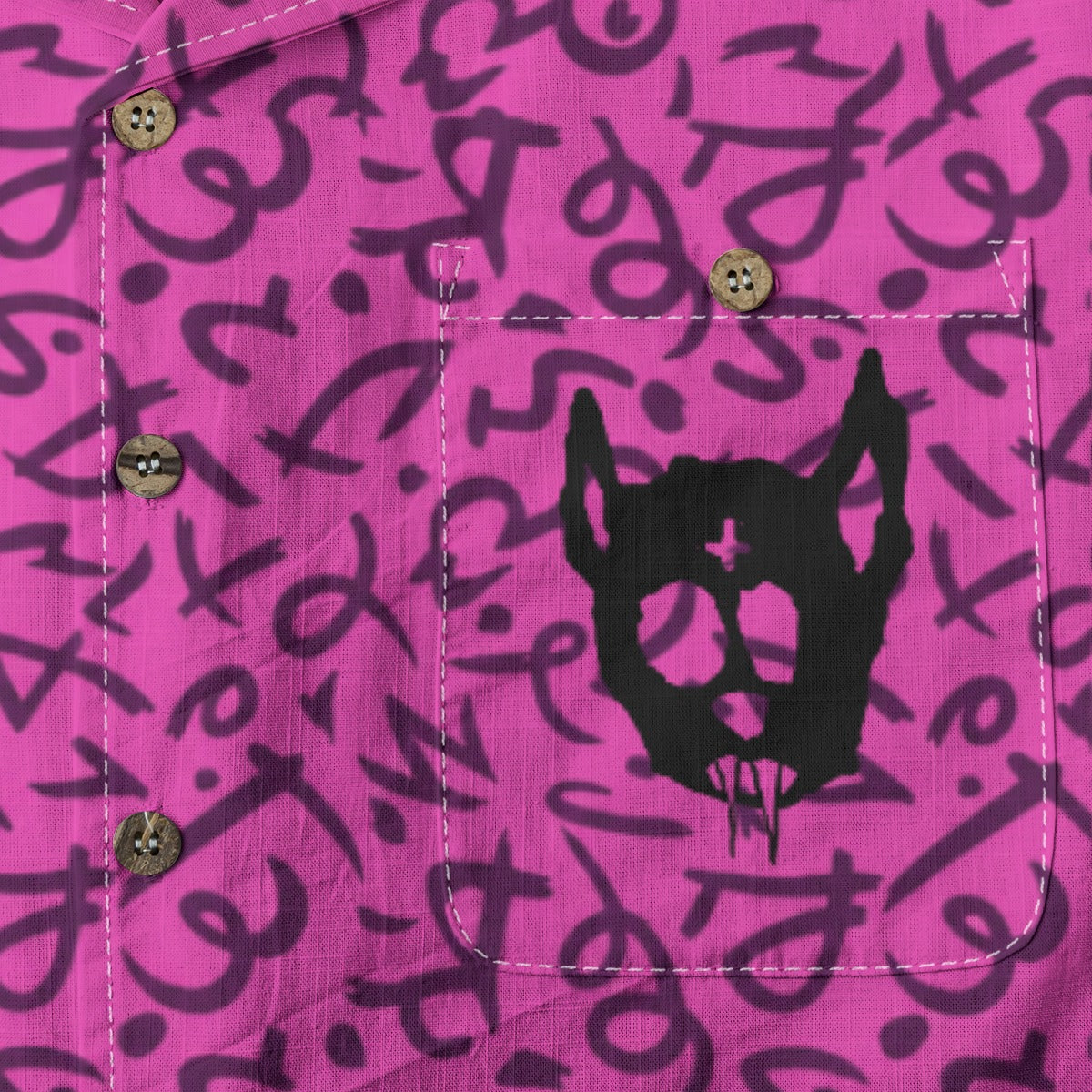 Yonkers Button Up (With Cat)