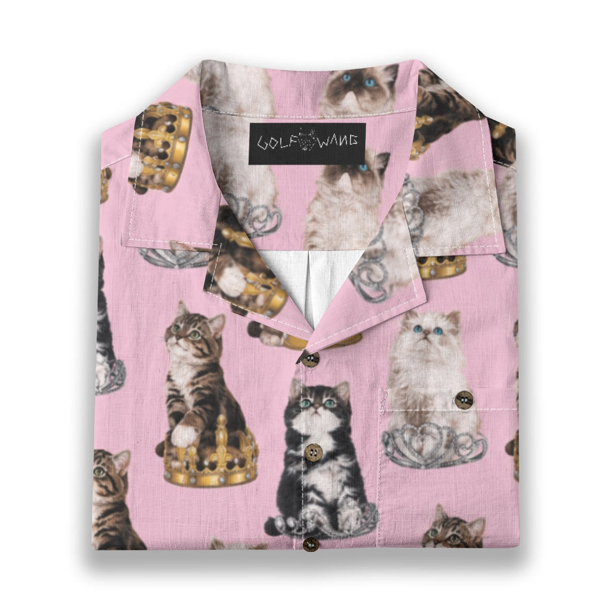 All-Over Print Men's Casual Hawaiian Short Sleeve Shirt | 140GSM Slub Cotton