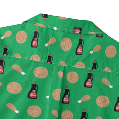 Chicken and Waffles Button Up