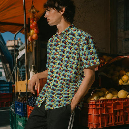 Golf Blocks Button Up